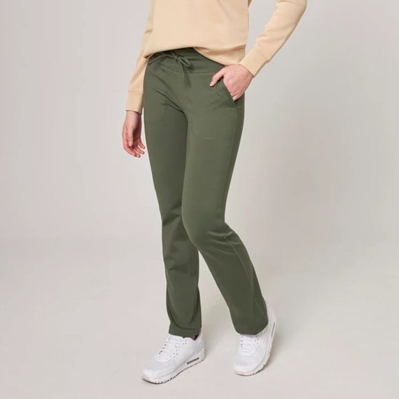 DEFECT Mondetta Women's High-Rise Flare Pants Activewear Green Size S $60 VV009 - Picture 1 of 7